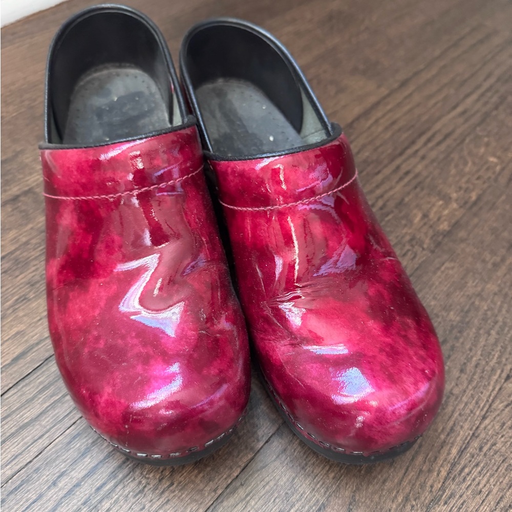 Sanita Pink Mules & Clogs Vibrant Design